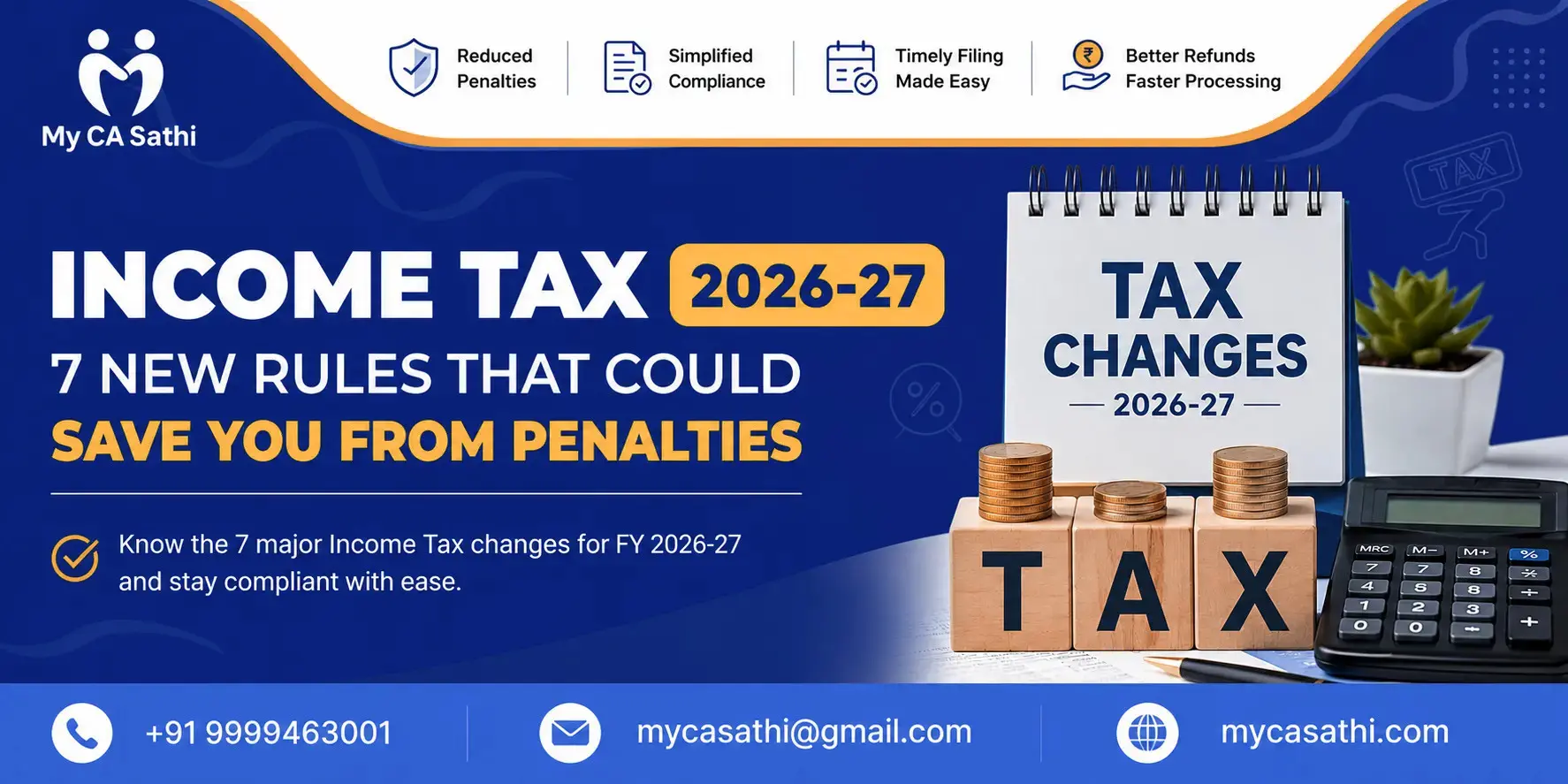 Income Tax 2026-27: 7 New Rules That Could Save You from Penalties image